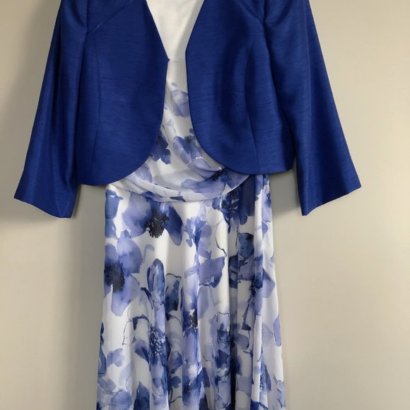 Jacques Vert Dress with Cardigan - Picture 15 of 16